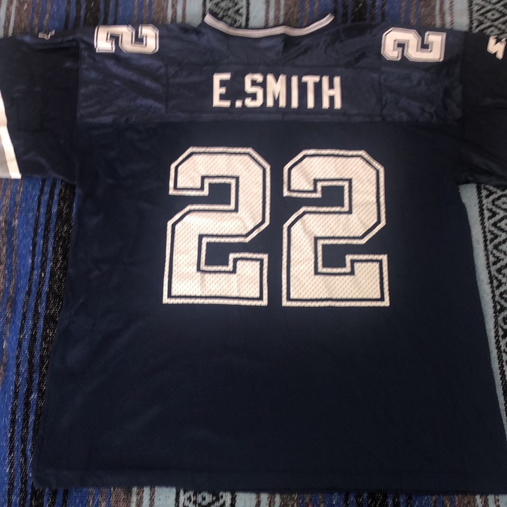 Vintage Starter Dallas Cowboys Emmitt Smith Jersey - Picture 2 of 14